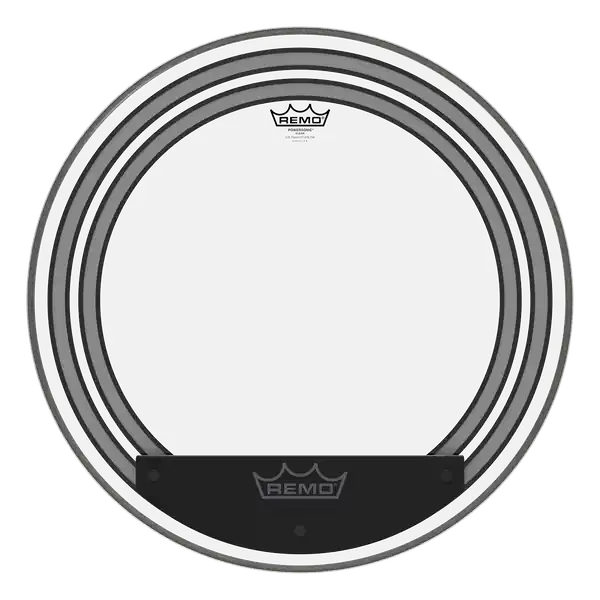 Zertifiziert Powersonic Clear 24'' Bassdrum Fell