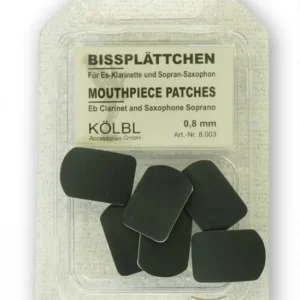 Großhandel Bissplatten klein schw. 0,8mm 6 Stück 8003