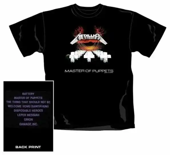 Metallica Master of Puppets T-Shirt XL Neue Ware