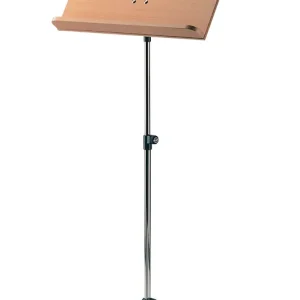 11819 Orchesternotenpult Buche Holzplatte Stativ verchromt Neue Ware