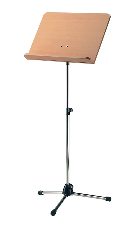 11819 Orchesternotenpult Buche Holzplatte Stativ verchromt Neue Ware